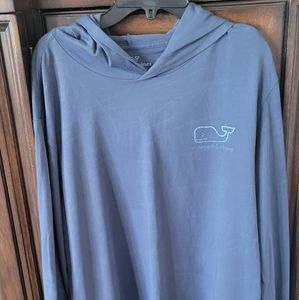 Men's Long-sleeve Vineyard Vines Hooded T-shirt. Size M